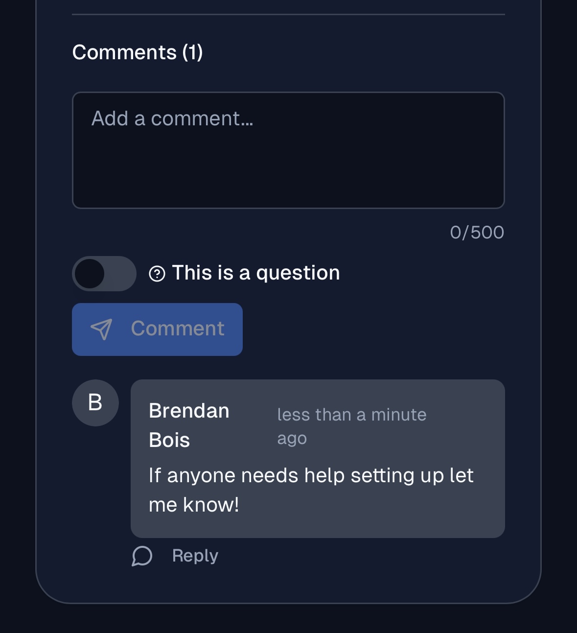 event-community screenshot 2