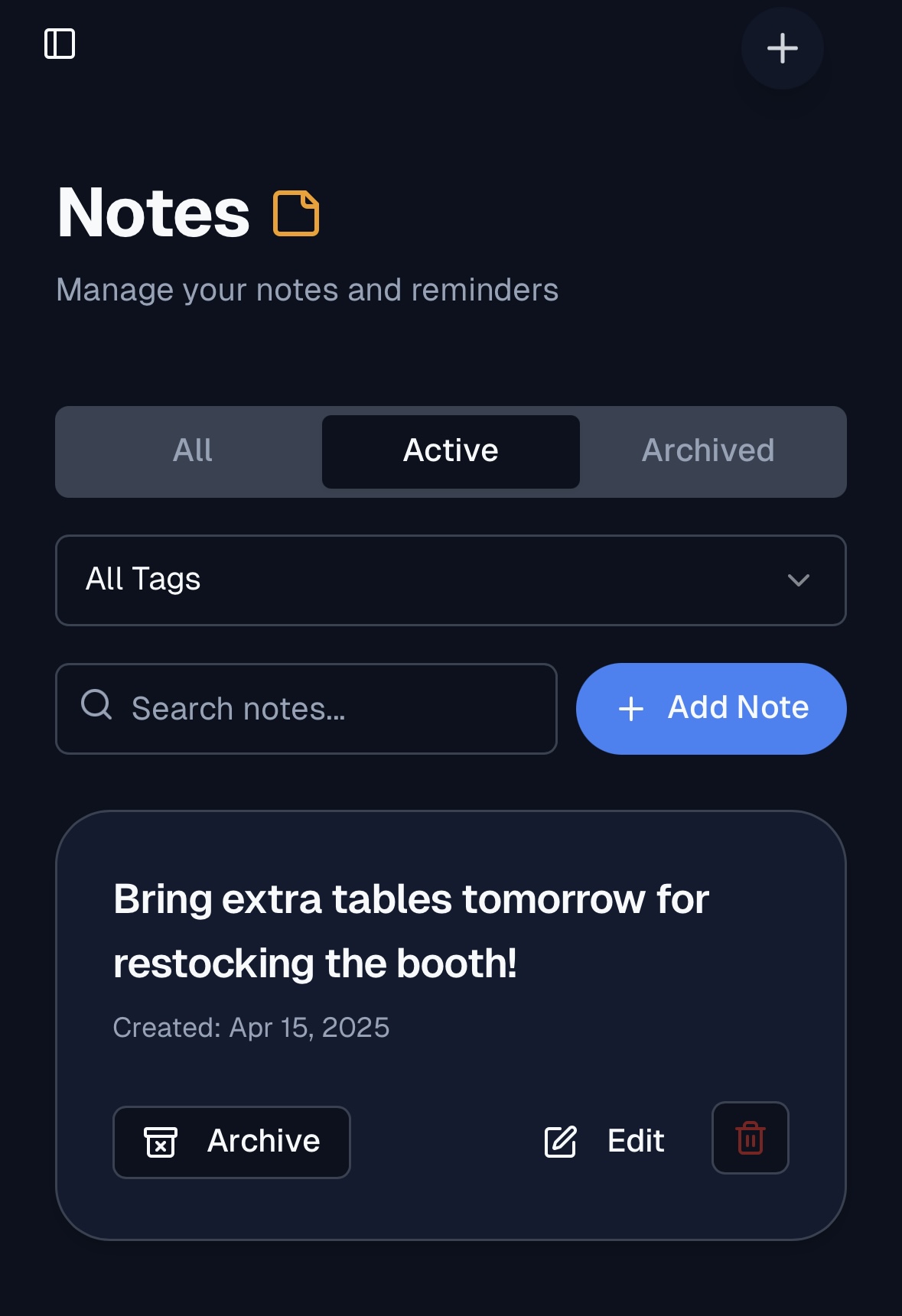 manage-events screenshot 3
