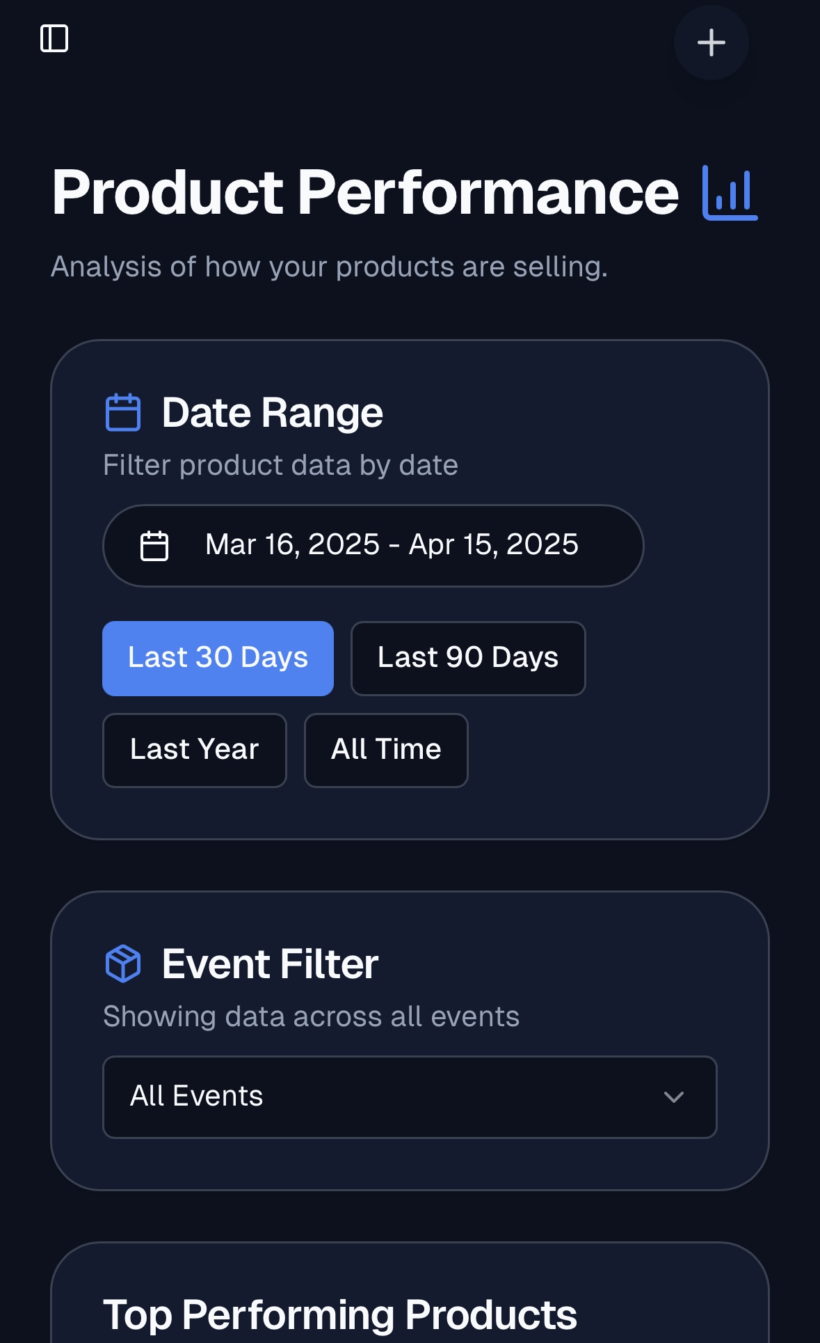 product-performance screenshot 1