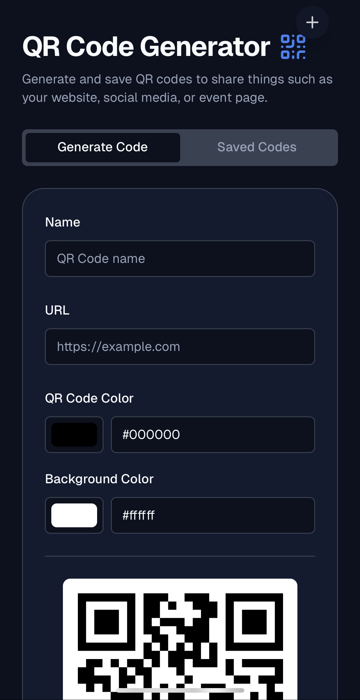 qr-codes screenshot 1